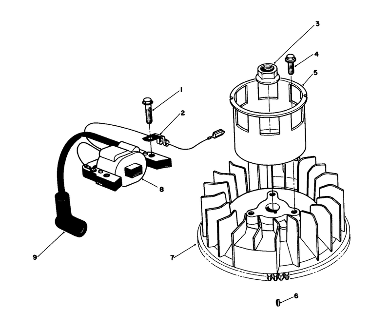 Magneto and Flywheel Assembly