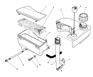 Air Cleaner and Fuel Tank Assembly