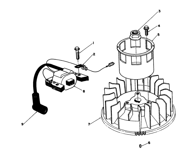 Magneto and Flywheel Assembly