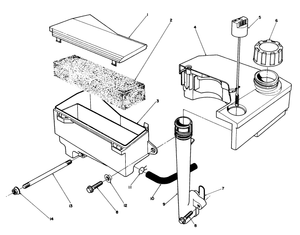 Air Cleaner and Fuel Tank Assembly