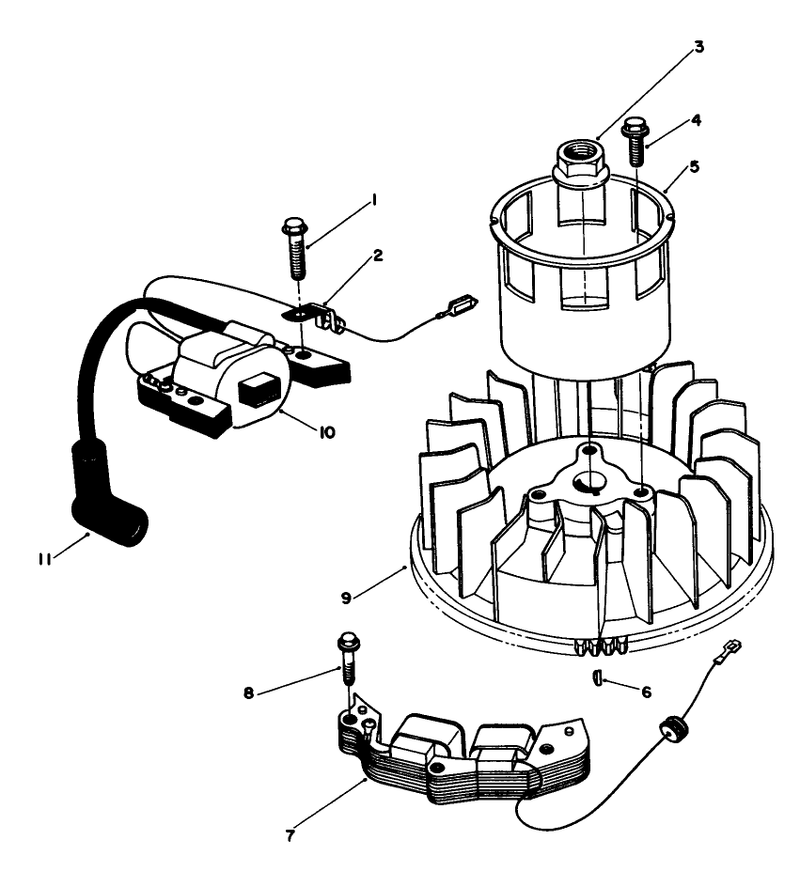 Magneto and Flywheel Assembly