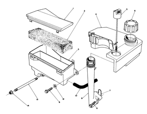 Air Cleaner and Fuel Tank Assembly