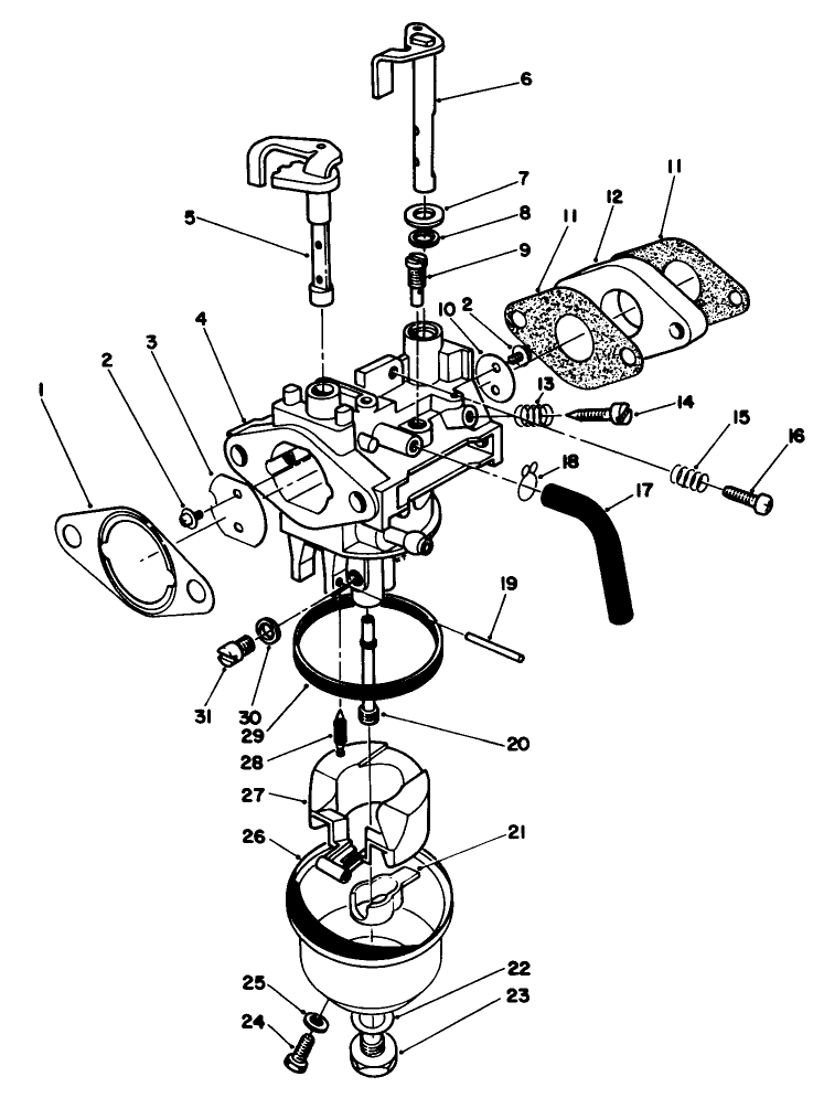 Carburetor Assembly model No Vmg6