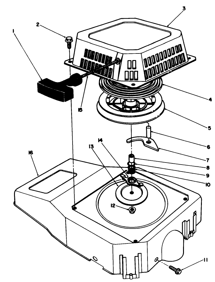 Recoil Assembly model No Vmg6
