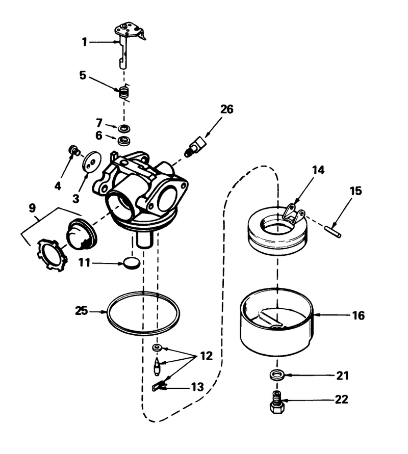 Carburetor No 632099