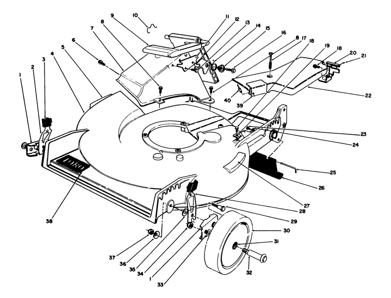 Housing Assembly continued used On Serial No 9000101 Thru 9003042