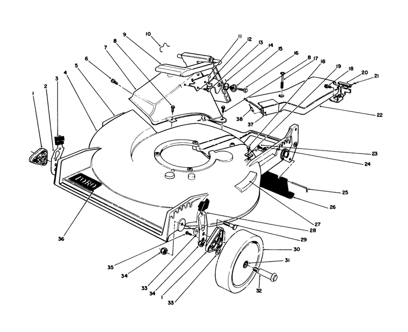 Housing Assembly continued used On Units With Serial No 9003043 And Up