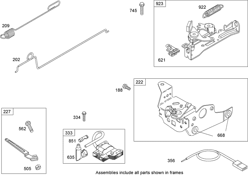 Governor Assembly Briggs and Stratton 126T02 1841 B1