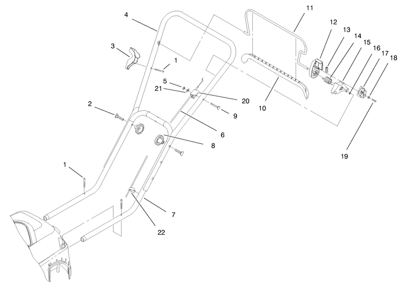 Handle And Controls Assembly