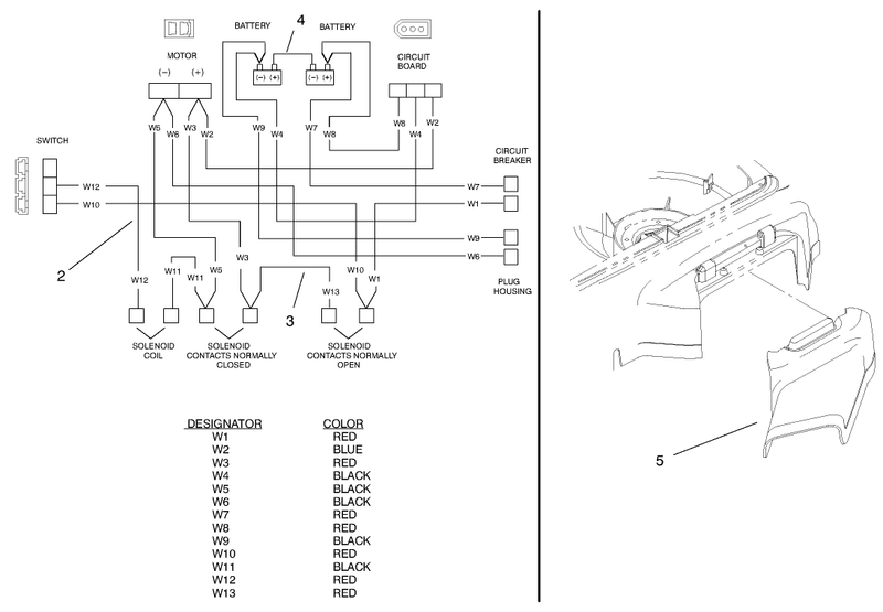 Electrical Wire Diagram And Side Discharge Chute