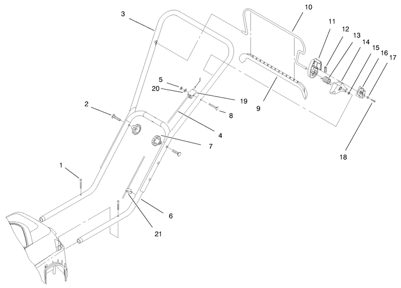 Handle And Controls Assembly
