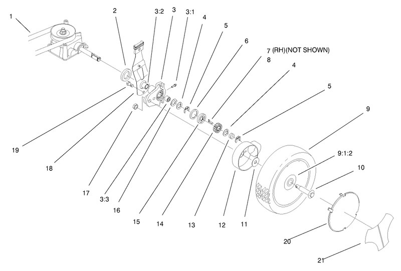Gearcase and Wheel Assembly