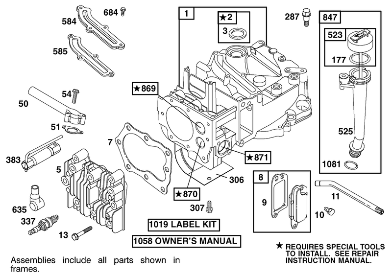 Engine Briggs and Stratton Model 12h802 1767 E1