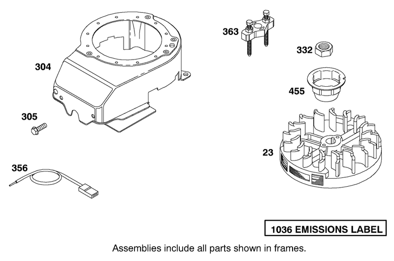 Engine Briggs and Stratton Model 12h802 1776 B1
