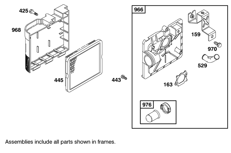 Engine Briggs and Stratton Model 12h802 1776 B1