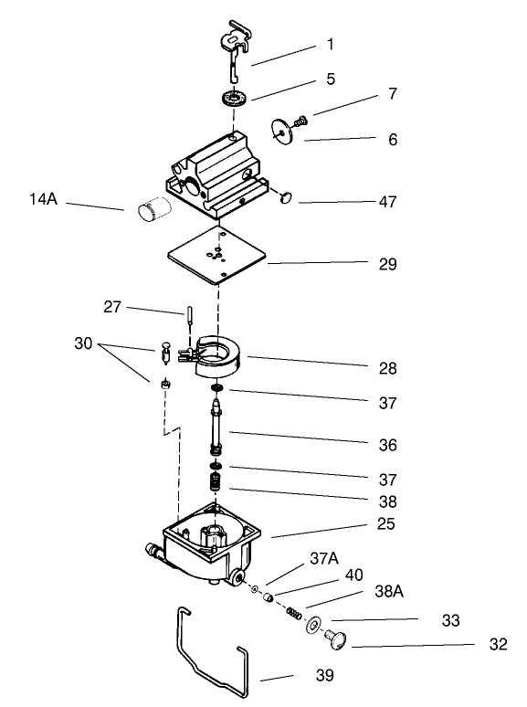 Carburetor No 640020a