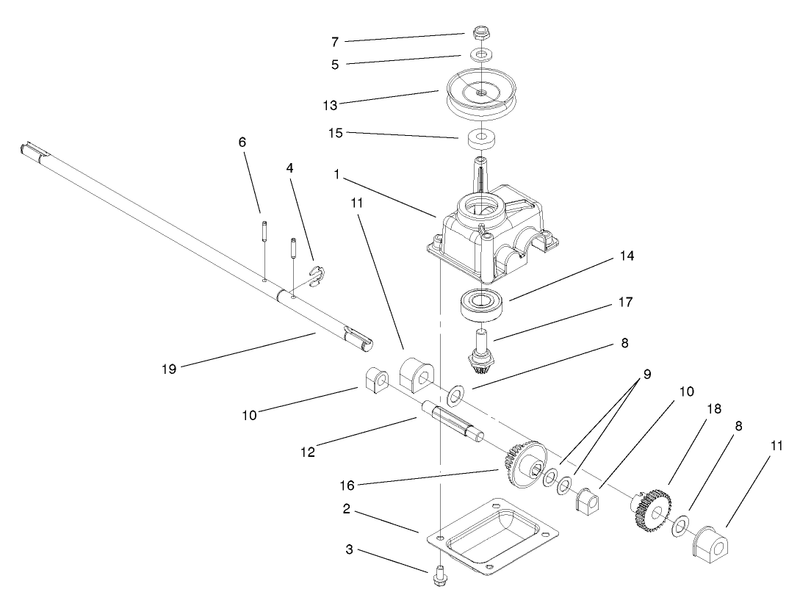 Gear Case Assembly No104 7677