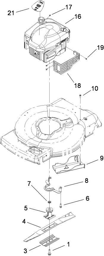 Engine and Blade Assembly