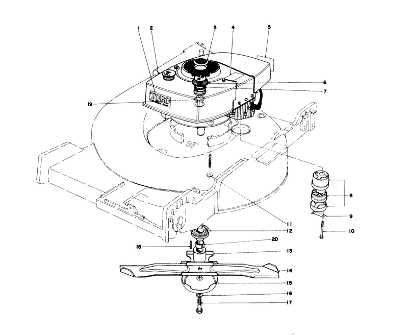 Engine Assembly model No 20517