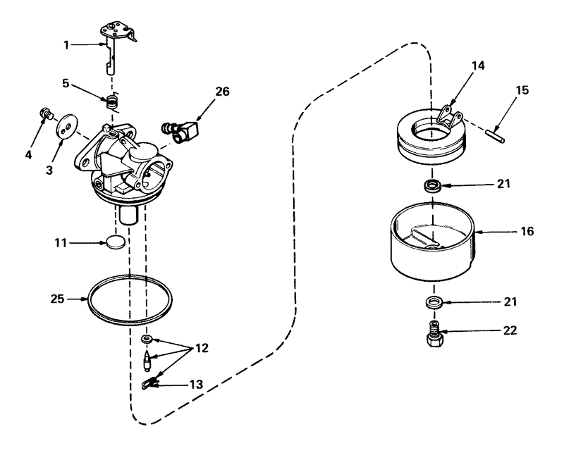 Carburetor No 631831