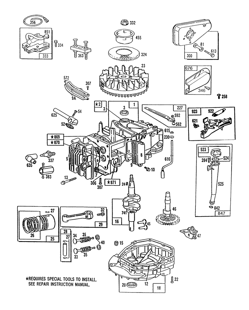 Engine Model No 124702 3115 01