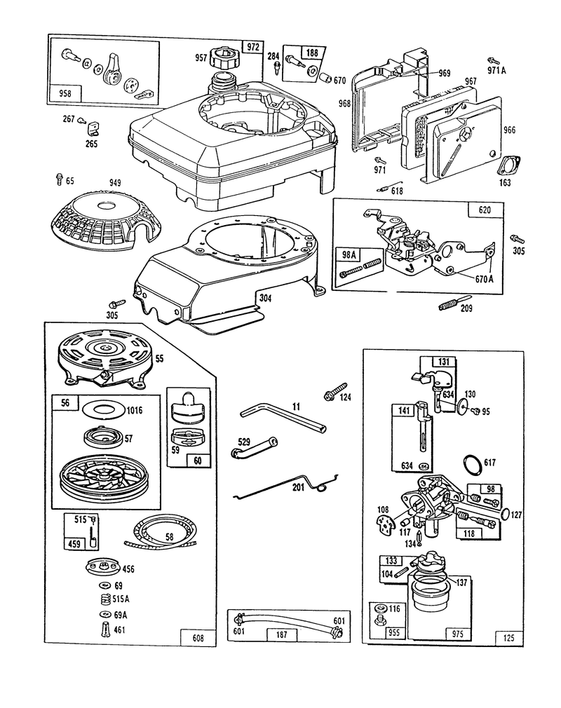 Engine Model No 124702 3115 01