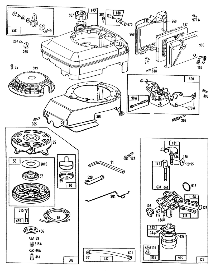 Engine Model No 124702 3115 01