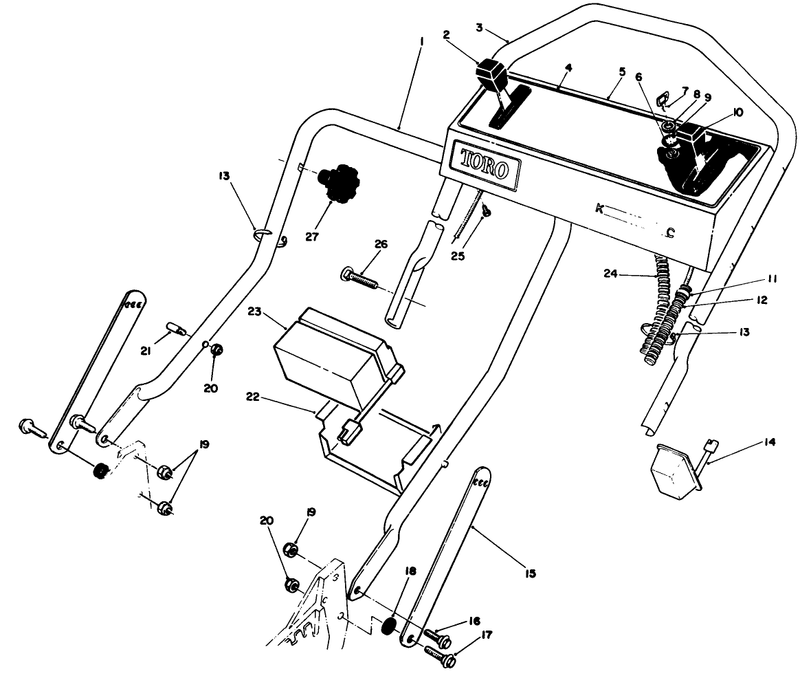 Handle Assembly serial No 9005856 9006399