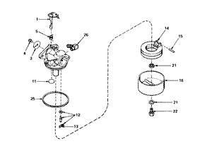 Carburetor No 631784a