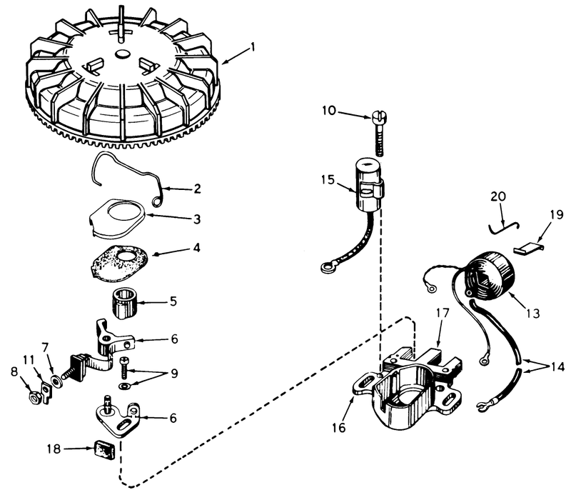 Magneto No 610793a model No 20562