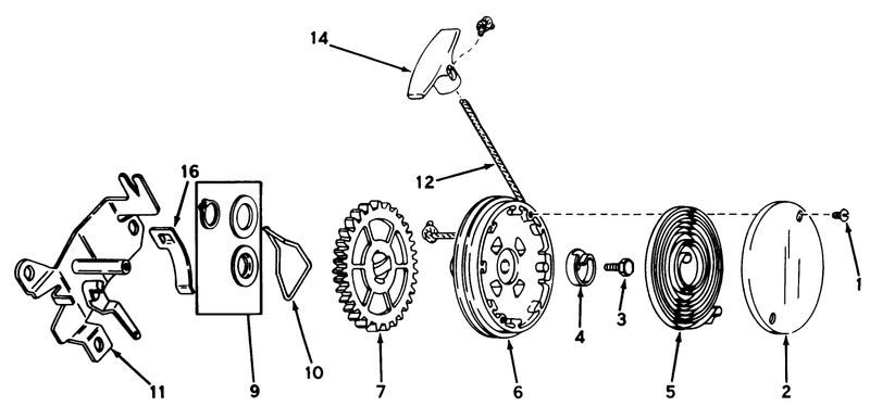 Rewind Starter No 590519 model No 20562