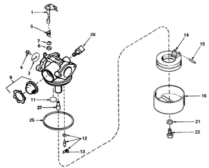 Carburetor No 632050a