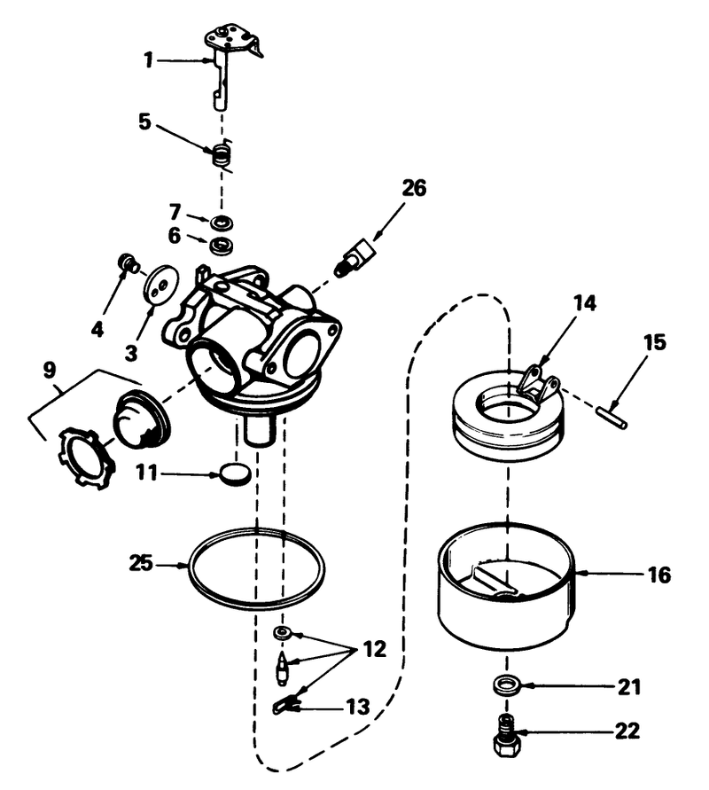 Carburetor No632098