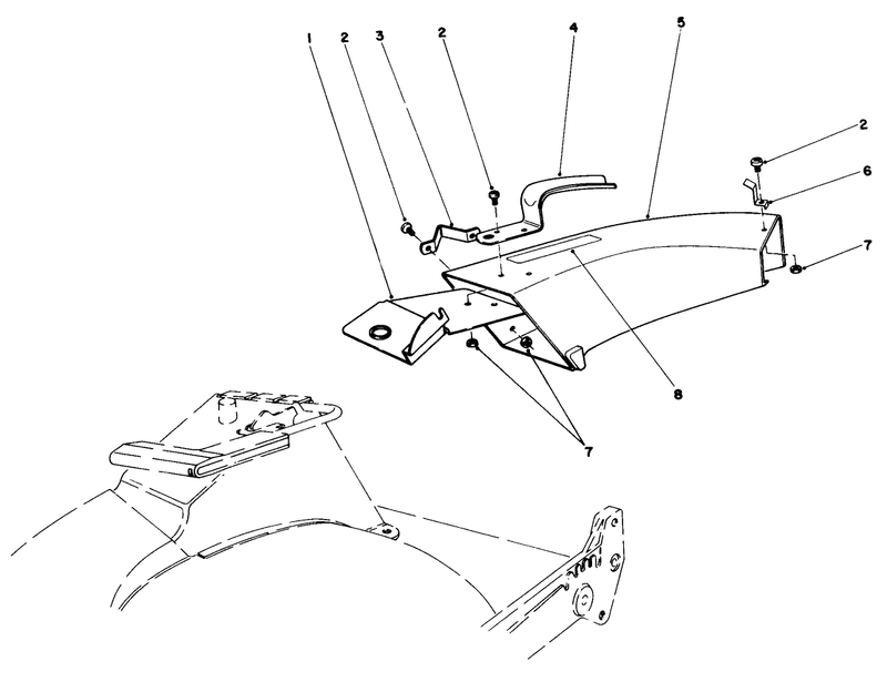 Side Discharge Chute Model No 59108 optional