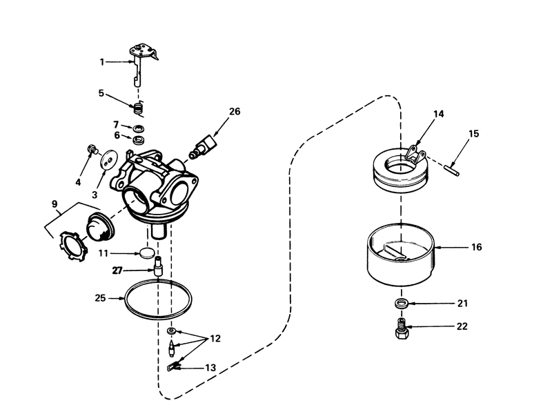 Carburetor No 632050a