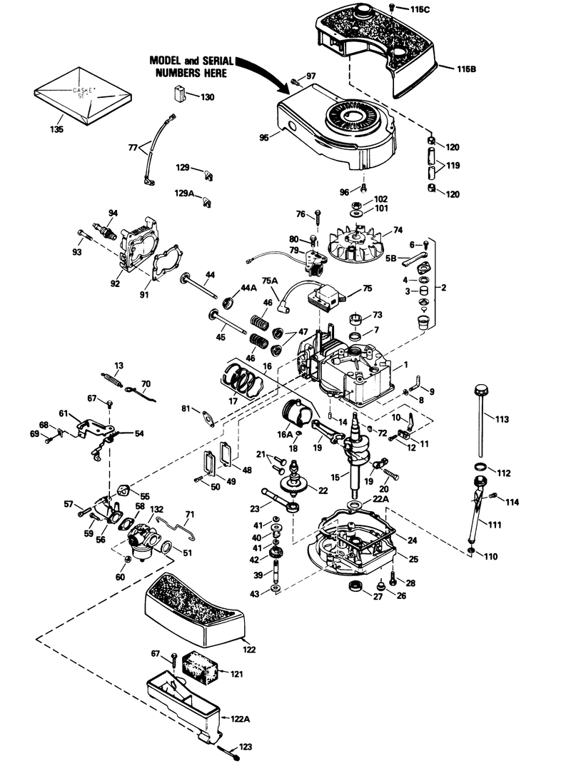 Engine Model No Tnt 100 10104f