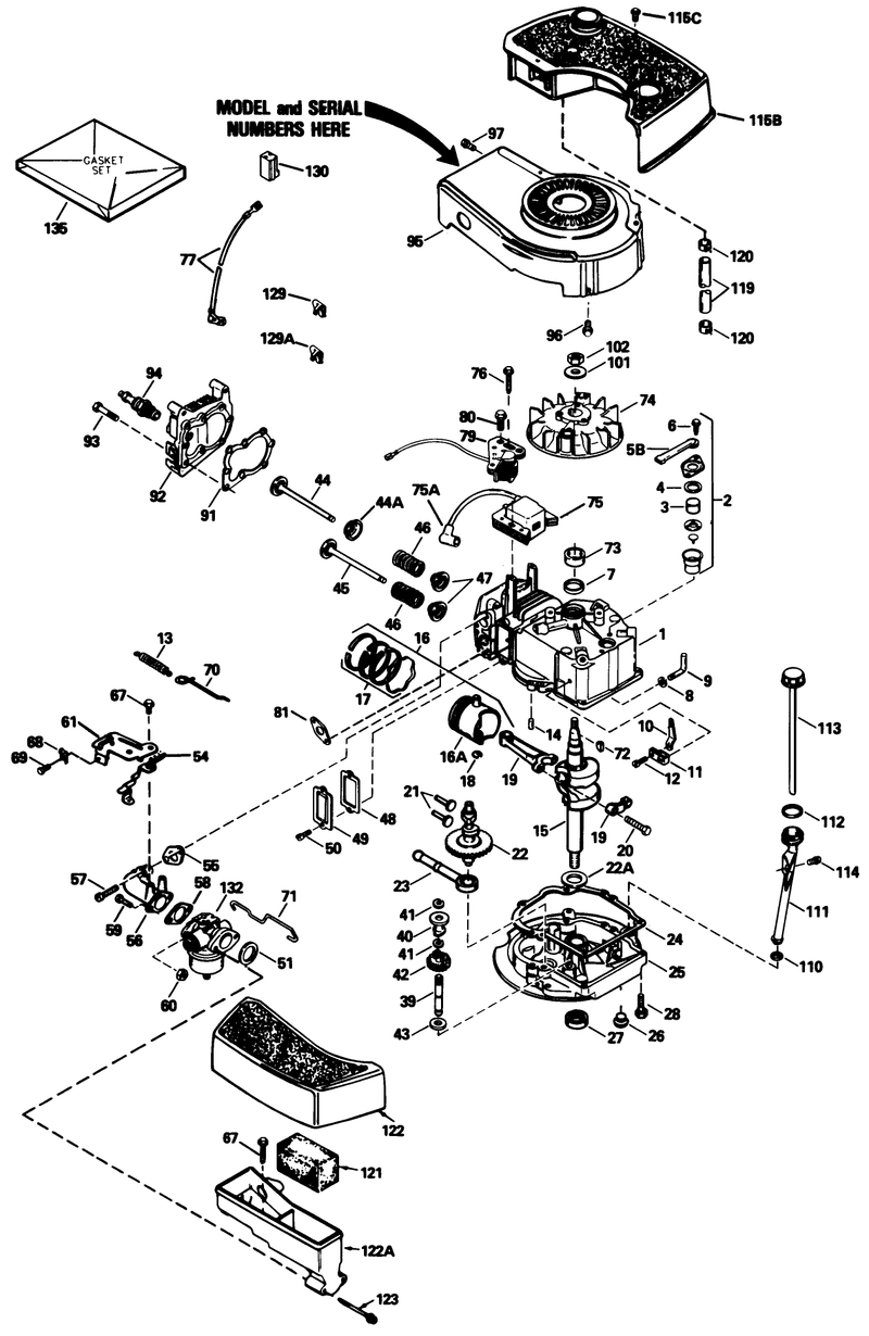 Engine Model No Tnt 100 10104f