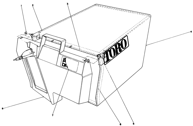 Grass Bag Assembly No 43 0018
