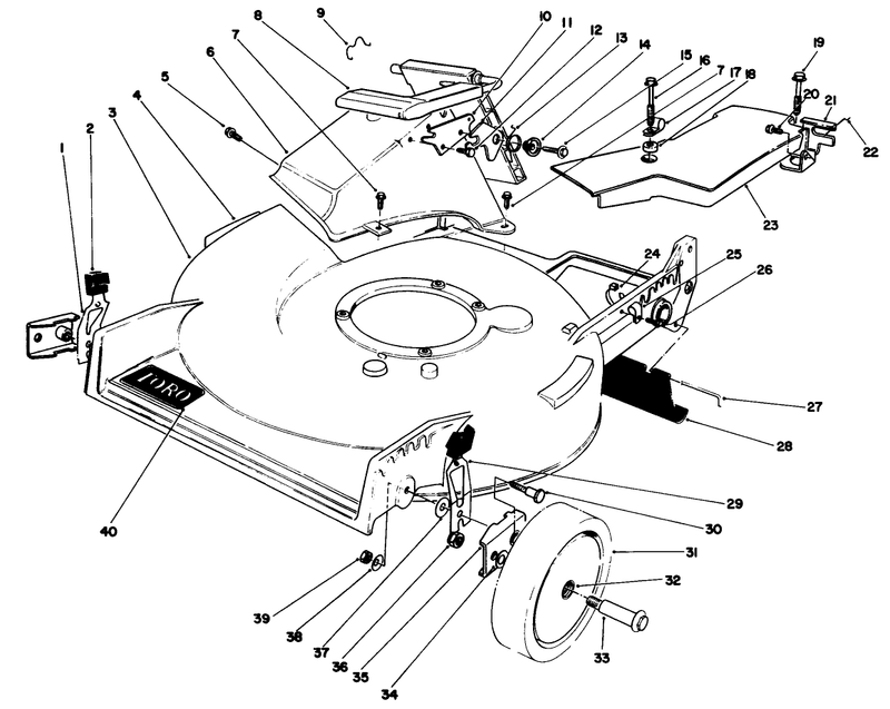 Housing Assembly continuedserial No 9000101 9003507