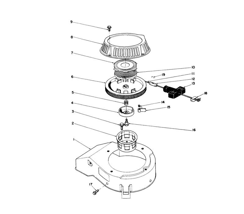Recoil Assembly model No 47pk9 1