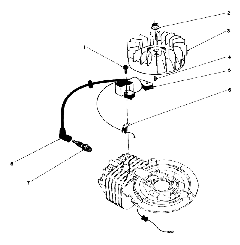 Flywheel and Magneto Assembly