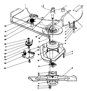 Blade Brake Clutch Assembly