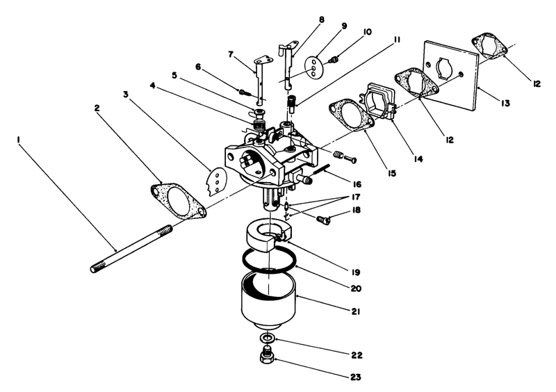 Carburetor Assembly 47pe 4 used On Units With Serial No 6000101 6002200