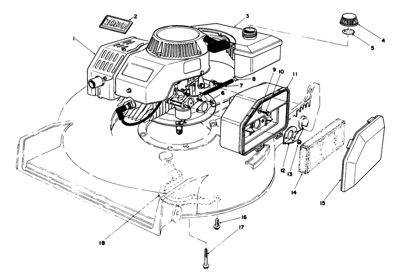 Engine Assembly used On Units With Serial No 6000101 6002200