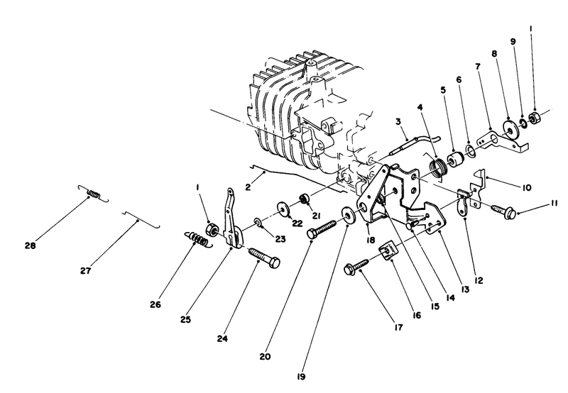 Governor Assembly 47pe 4 used On Units With Serial No 6000101 6002200
