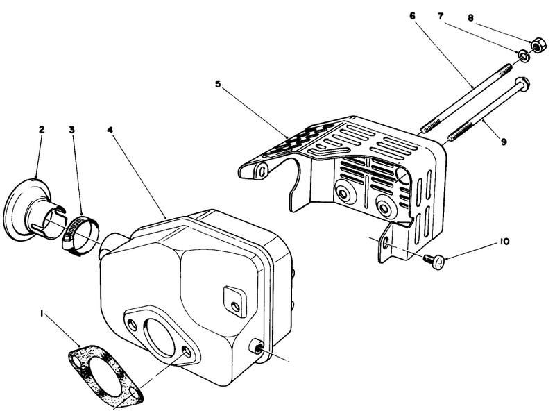 Muffler Assembly model No 47pg6