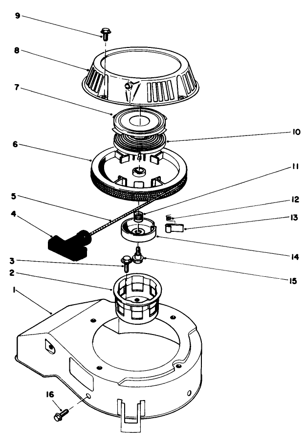 Recoil Assembly model No 47pg6