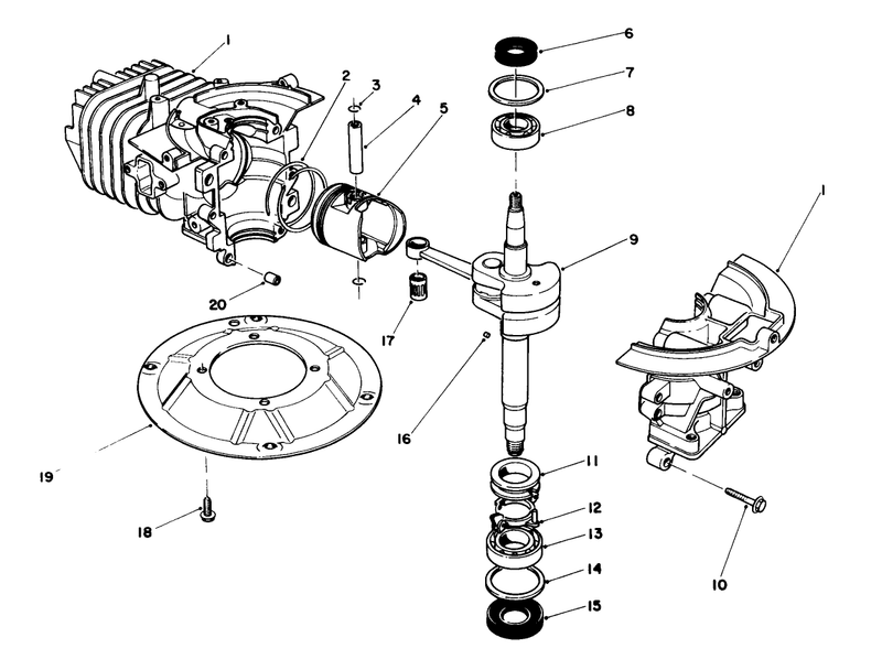 Engine Assembly model No 47pg6 and 47ph7