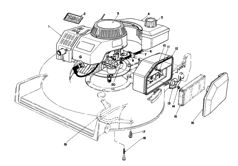 Engine Assembly used On Units With Serial No 8000001 Thru 8003897