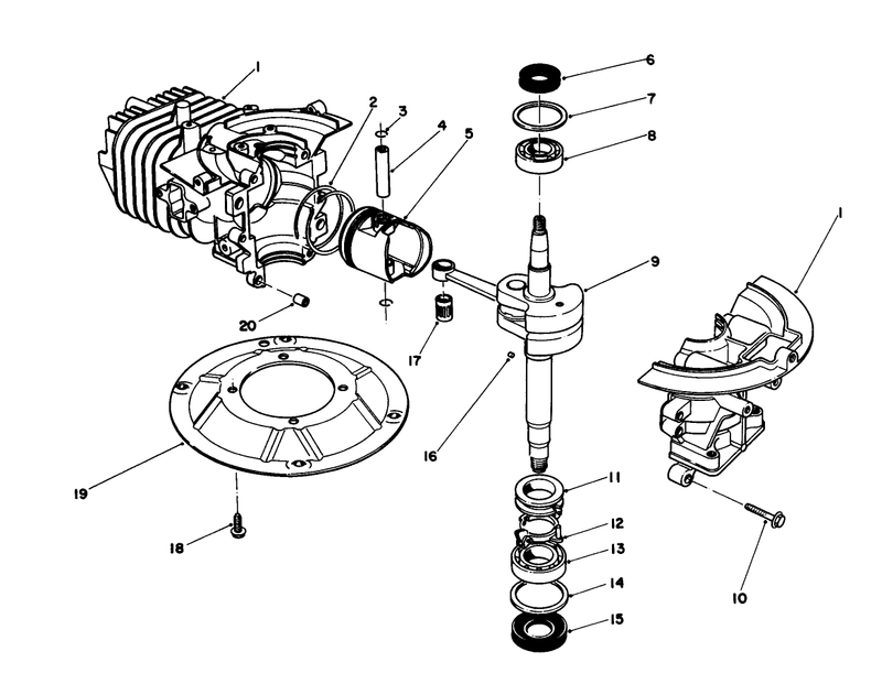 Engine Assembly engine Model No 47pj8 engine Model No 47ph7
